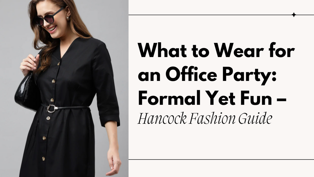 What to Wear for an Office Party: Formal Yet Fun – Hancock Fashion Guide