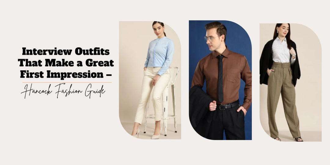 Interview Outfits That Make a Great First Impression – Hancock Fashion Guide