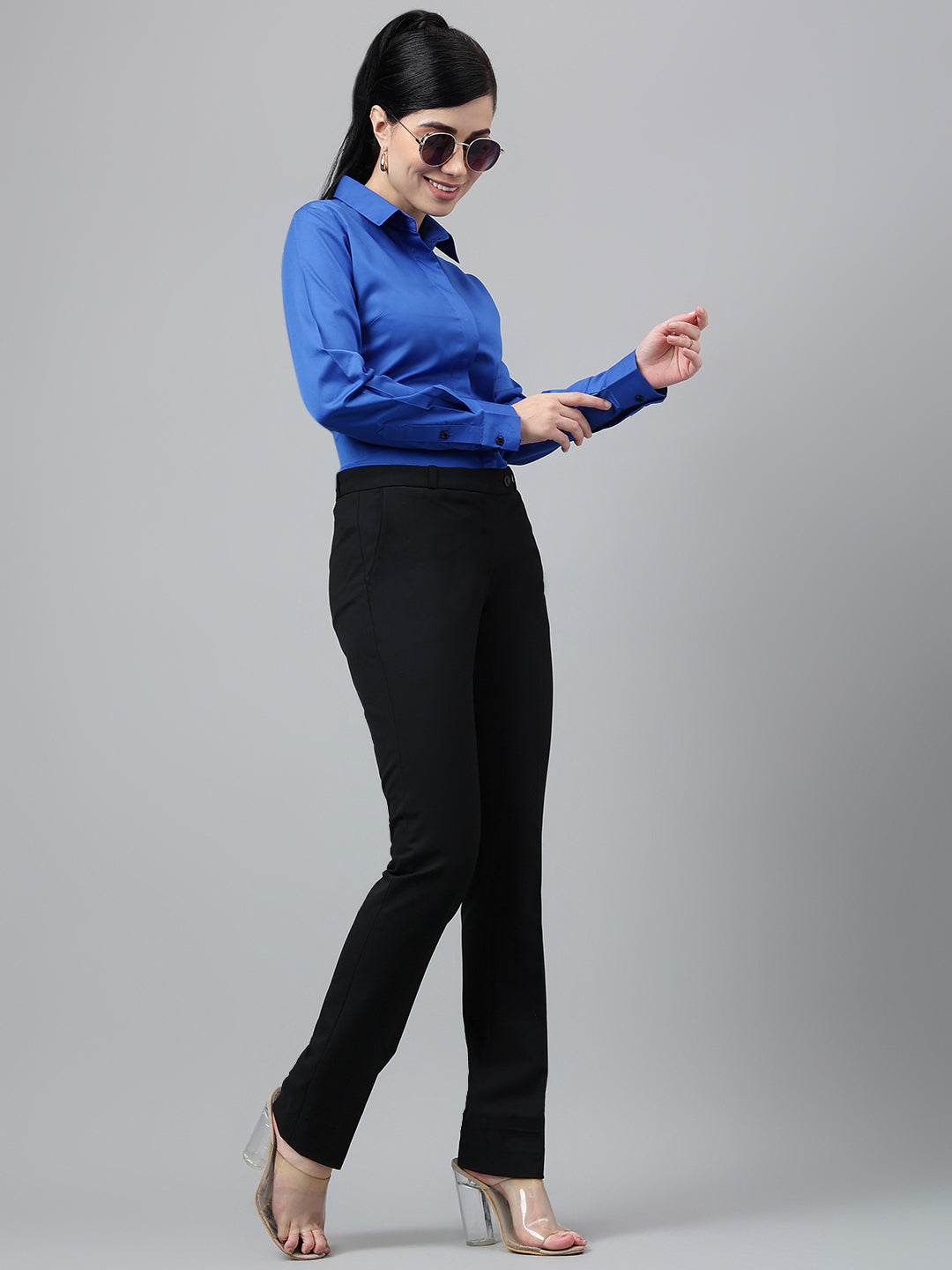 Blue Formal Trouser for Women – The Ambition Collective