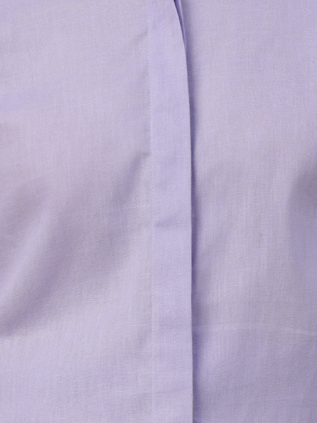 Hancock Women Lavender Solid Linen Cotton Regular Fit Formal Shirt