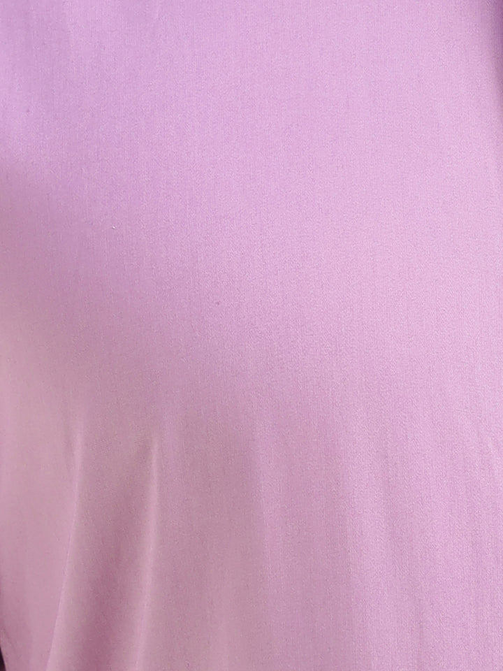 Men Purple Solid Pure Cotton Slim Fit Party Shirt
