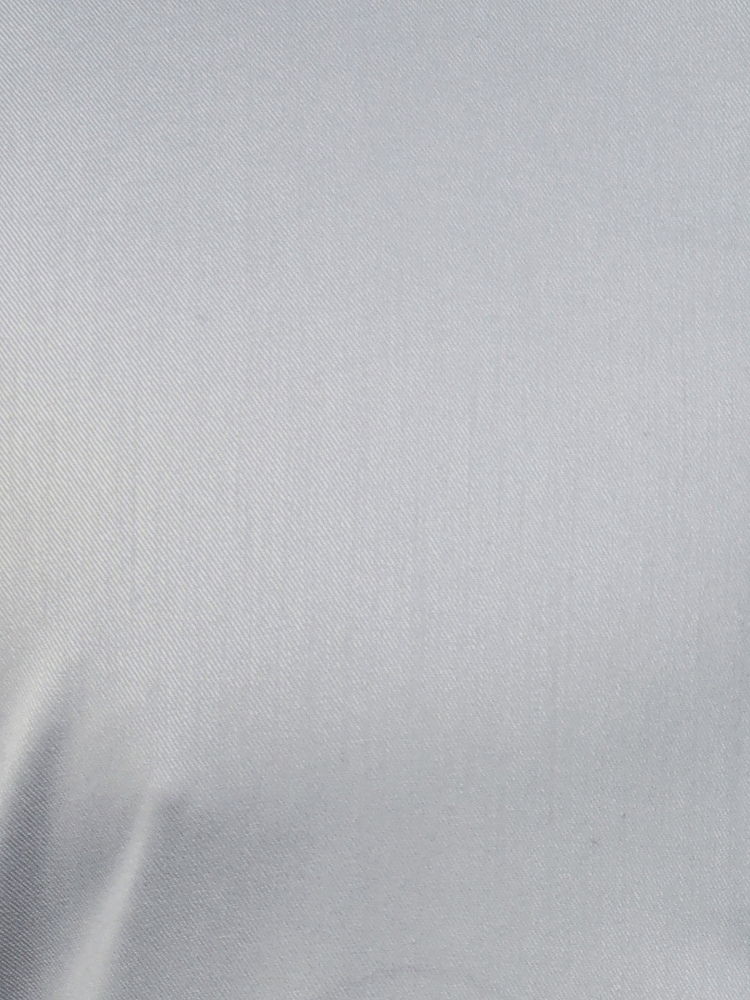 Hancock Men Light Grey Solid Cotton Elastene Slim Fit Formal Shirt