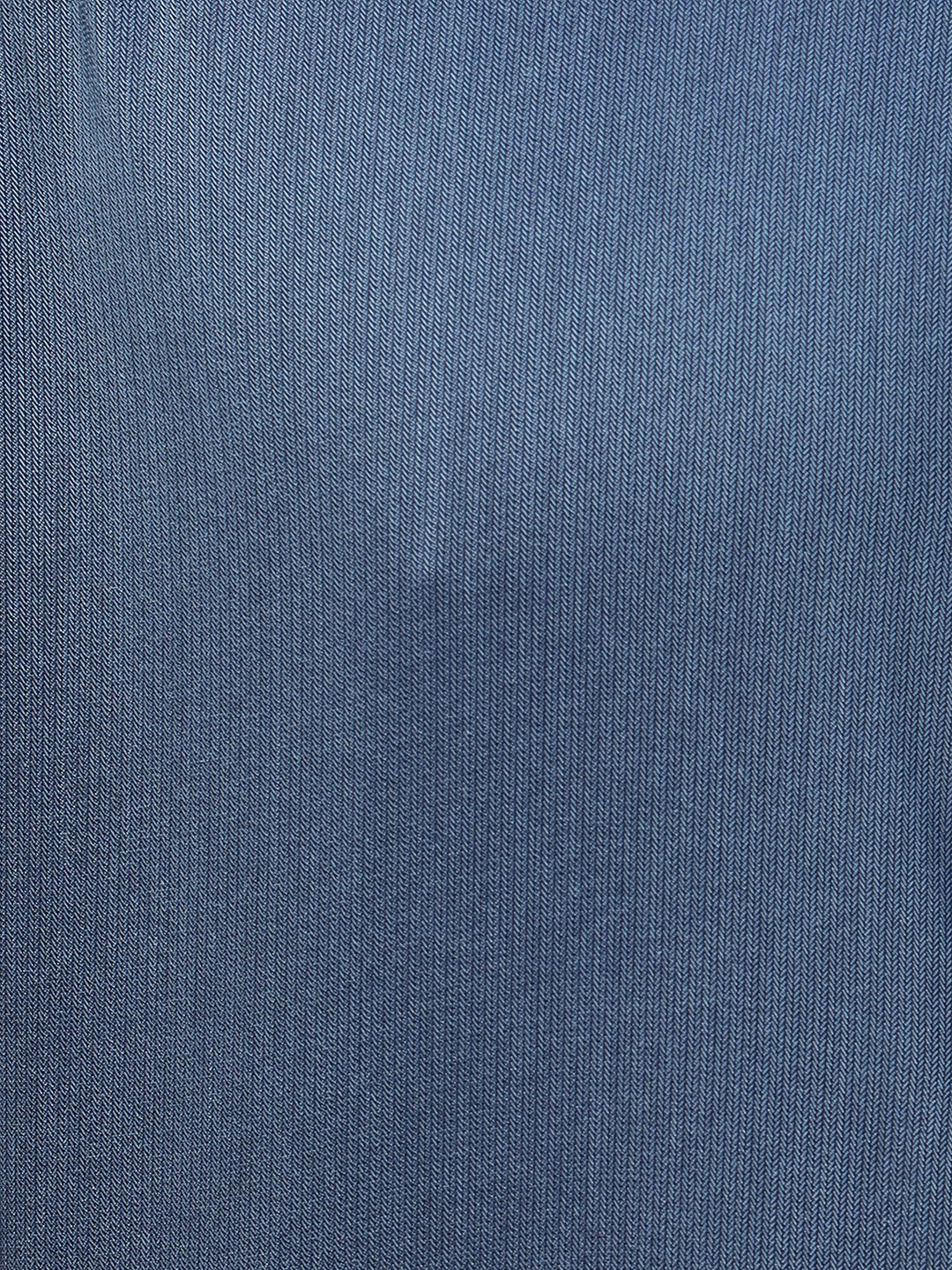 Hancock Men Navy Blue Solid Cotton Elastene Slim Fit Formal Shirt