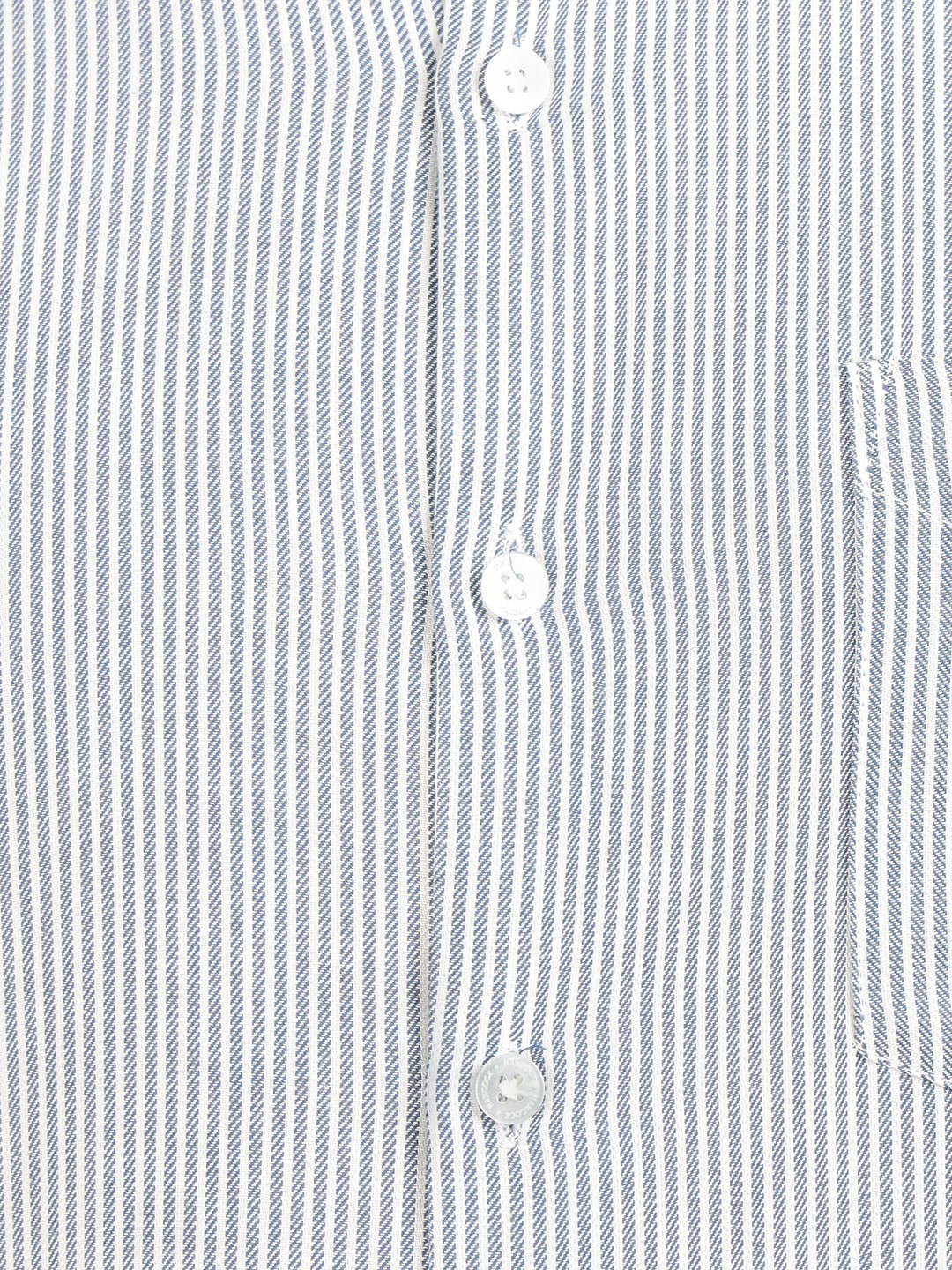 Hancock Men White Striped Slim Fit Pure Cotton Formal Shirt