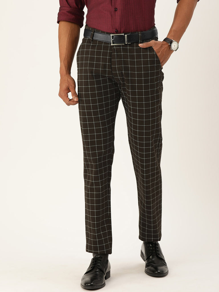 MSGM Highwaisted Loosefit Trousers with Check Pattern women  Glamood  Outlet