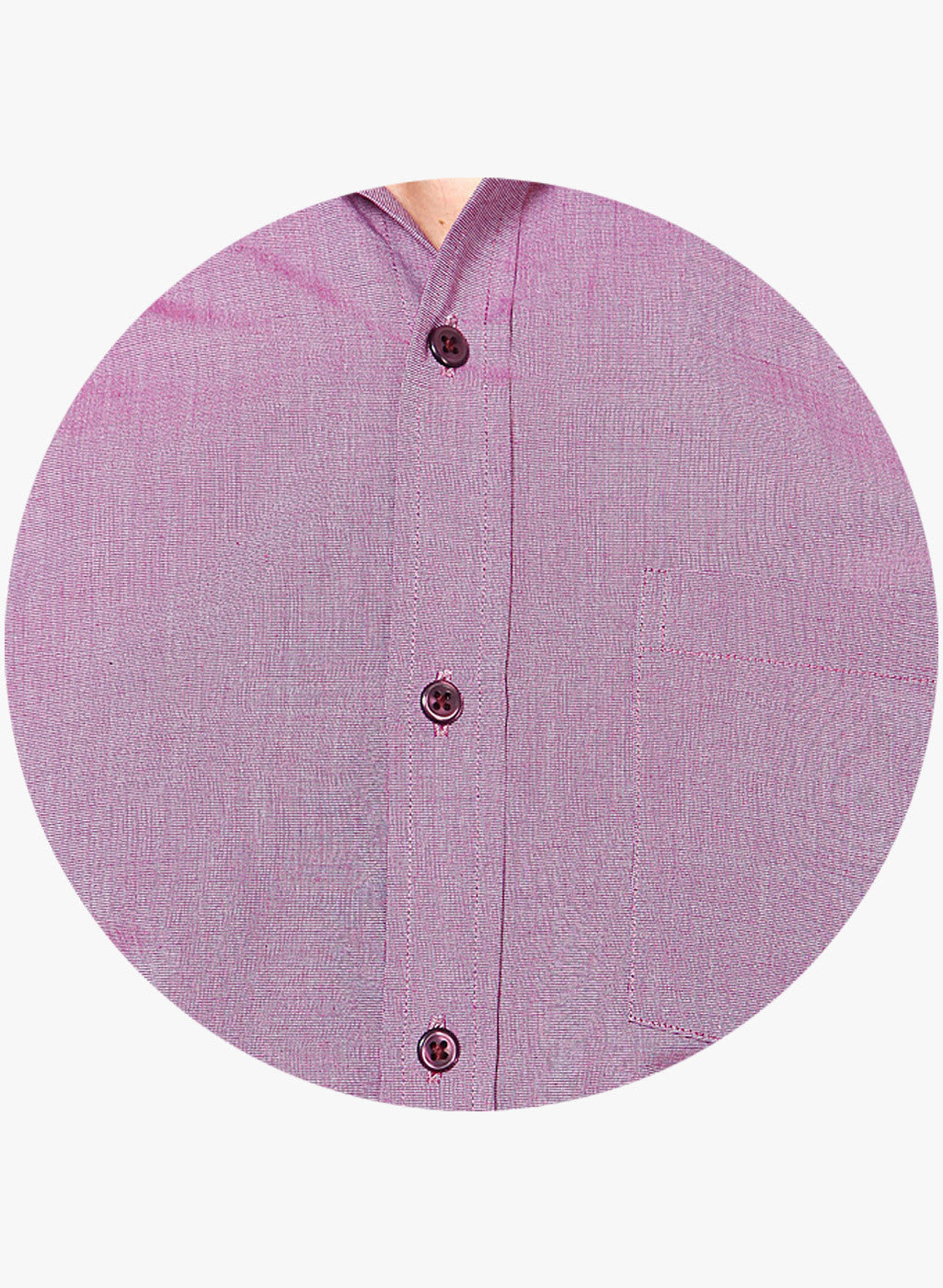 Men Pink Slim Fit Solid Chambray Cotton Rich Formal Shirt