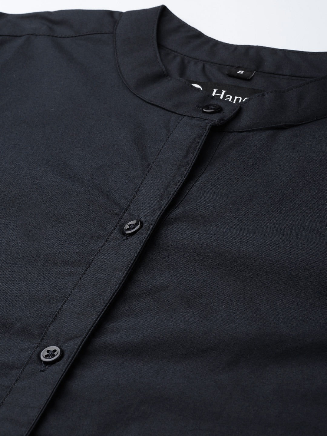 Women Navy Solids Pure Cotton Slim Fit Formal Shirt