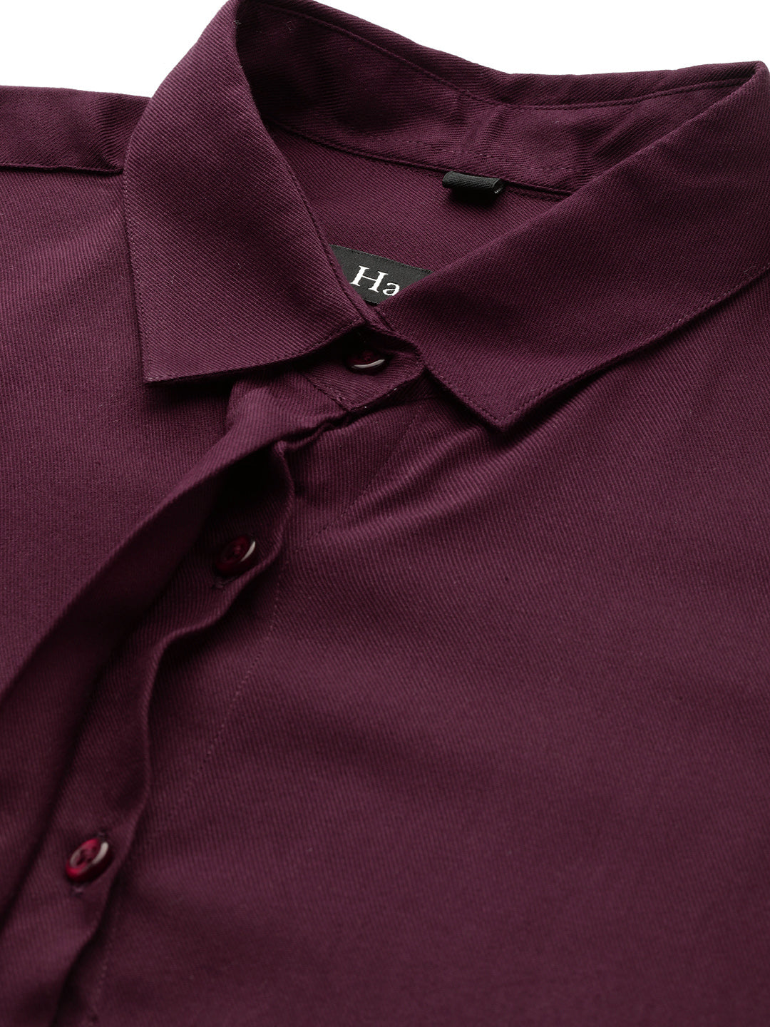 Women Maroon Solid Viscose Rayon Regular Fit Formal Shirt