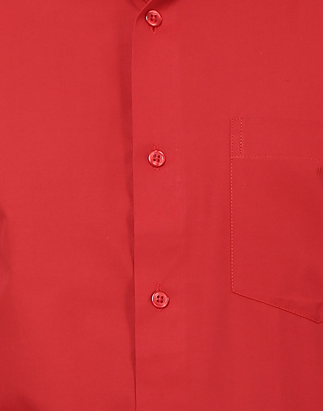Men Red Solids Cotton Rich Slim Fit Formal Shirt