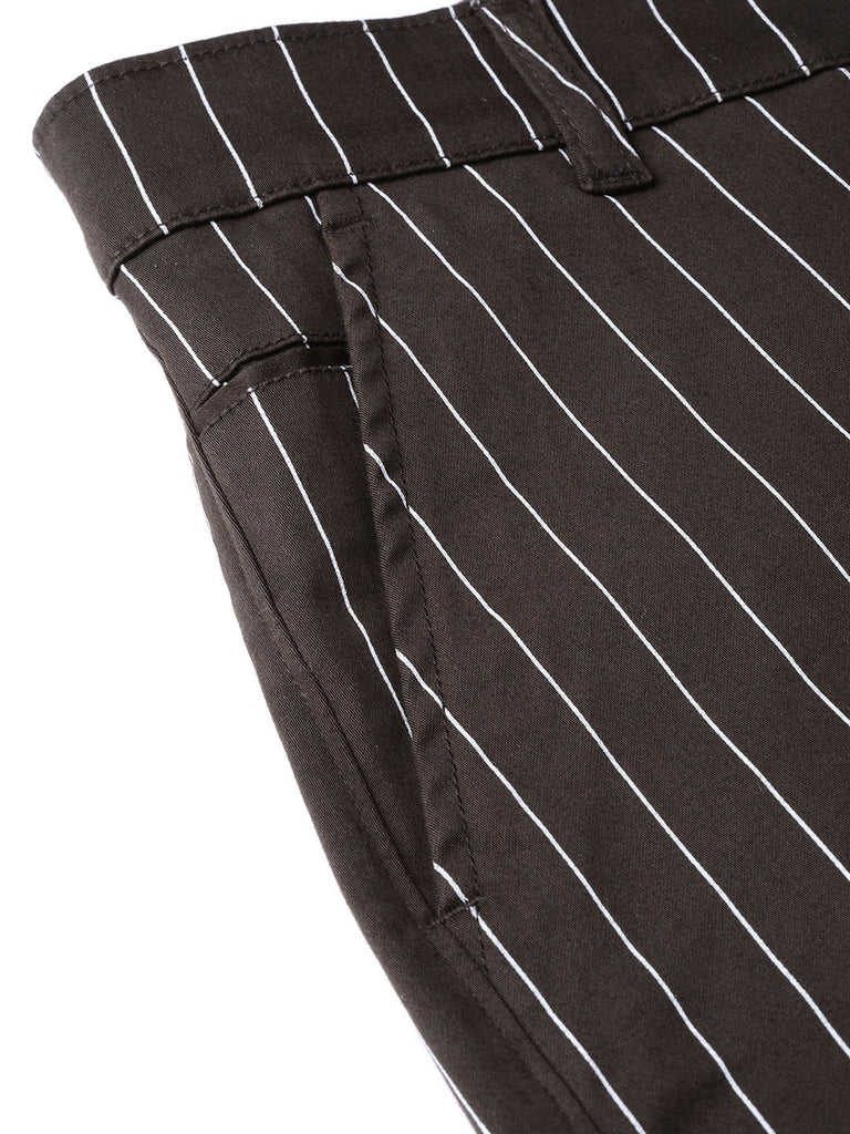 Van Heusen Stripe Trousers  Buy Van Heusen Stripe Trousers online in India